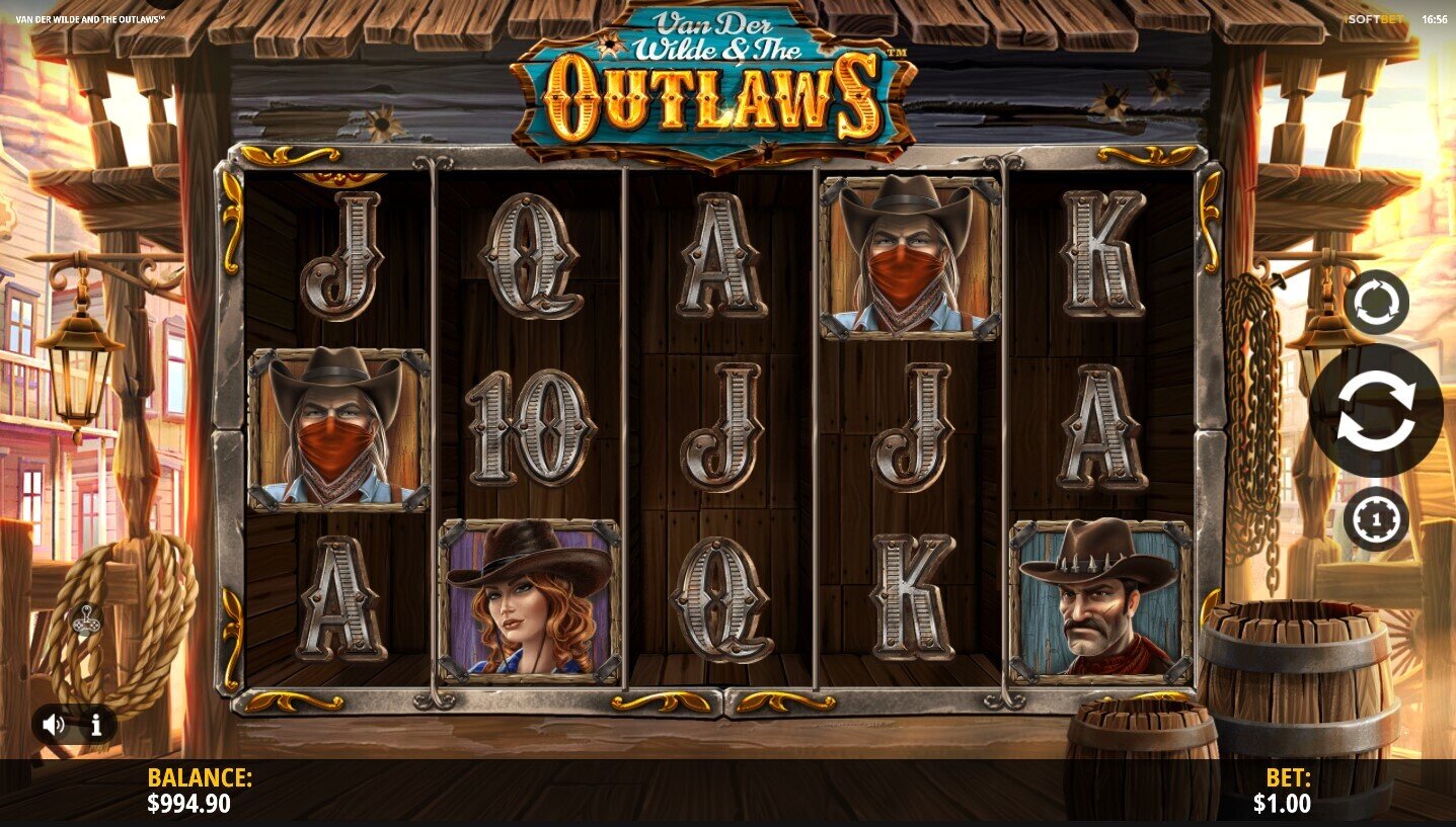 Van Der Wilde and the Outlaws Main Game