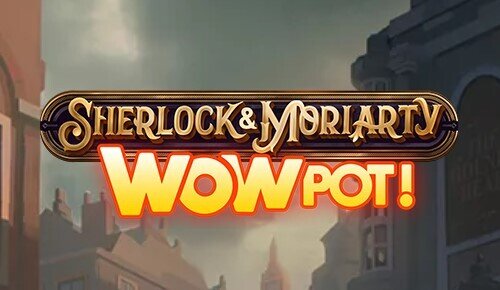 Sherlock and Moriarty WowPot Slots Logo