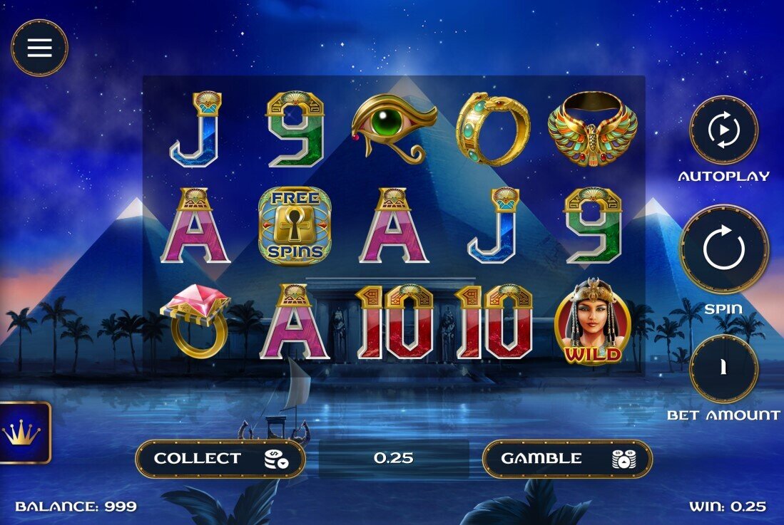 A Night With Cleo Pokies Main Game