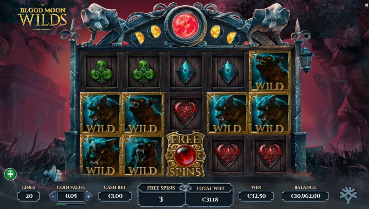 Blood Moon Free Spins