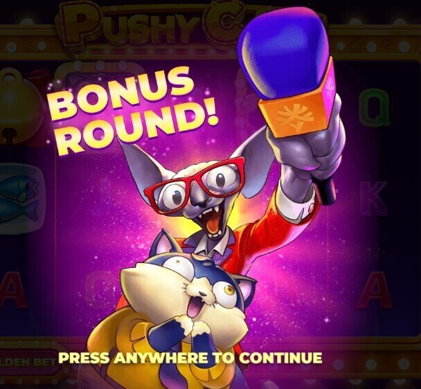 Pushy Cats Bonus Round Trigger